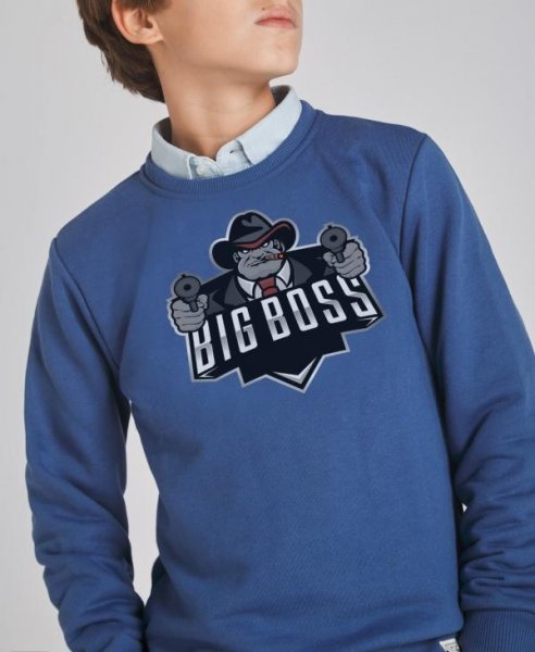 Bigboss kék pulóver gyerekeknek