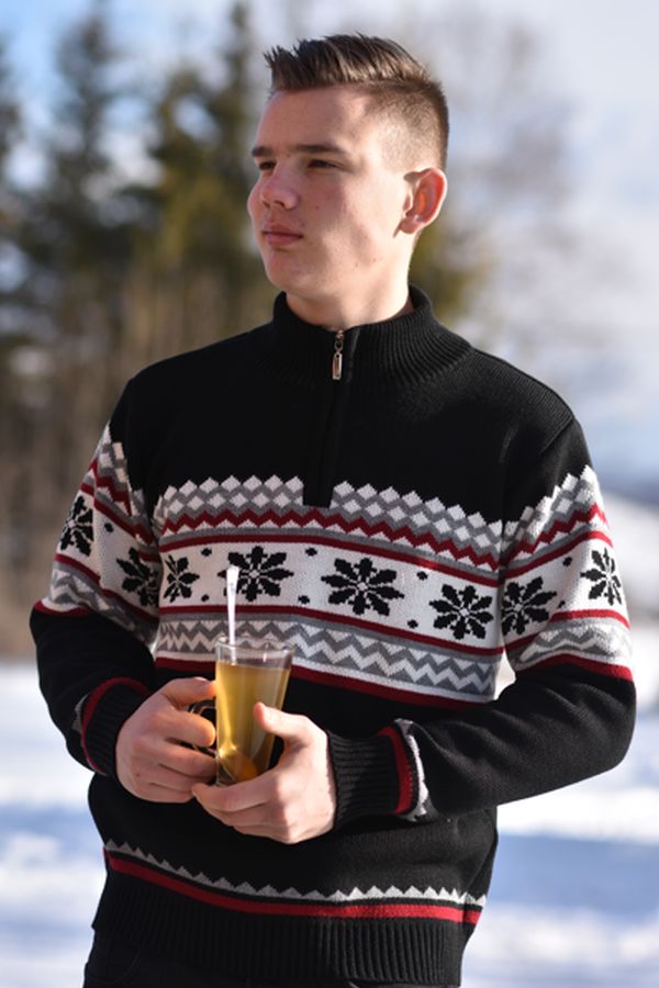 Norveški pulover s trojanskim ovratnikom Erich