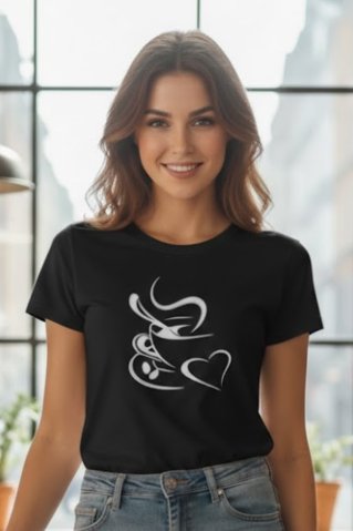 Koszulka z długim rękawem Cofee czerwona