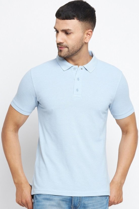 Premium muška svijetloplava polo majica