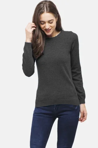 Ženski pulover 969188 grafitni