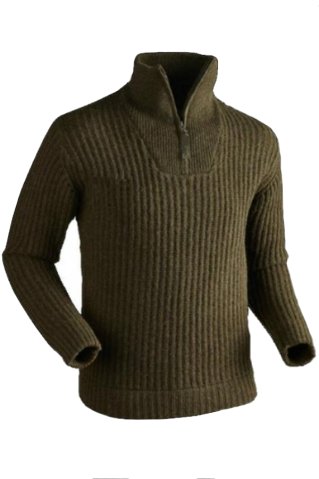 POLOV5 men's hunting zip-up sweater
