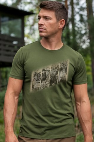 Majica s motivom više životinja – lovačka Huntmix