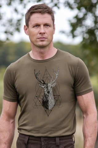 Artdeer lovačka majica zelena