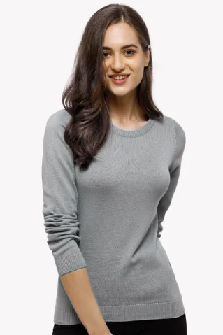 Ženski pulover 969188 sivi