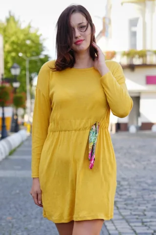 Dámské pletené šaty Fly60197