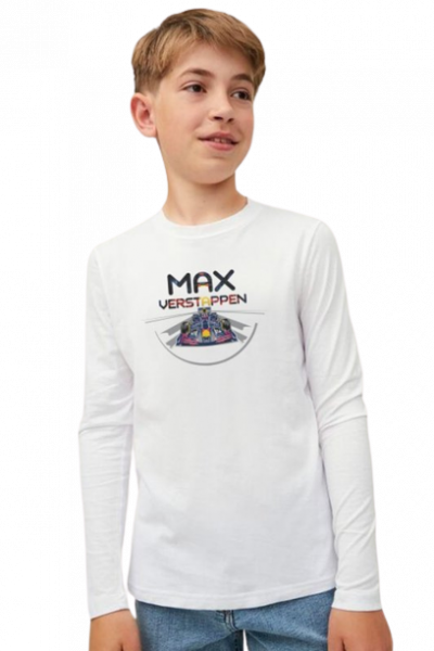 Max Verstappen detské biele tričko MaxF1