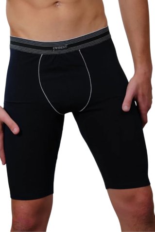 Pánské boxerky 32237X - prodloužené čierna