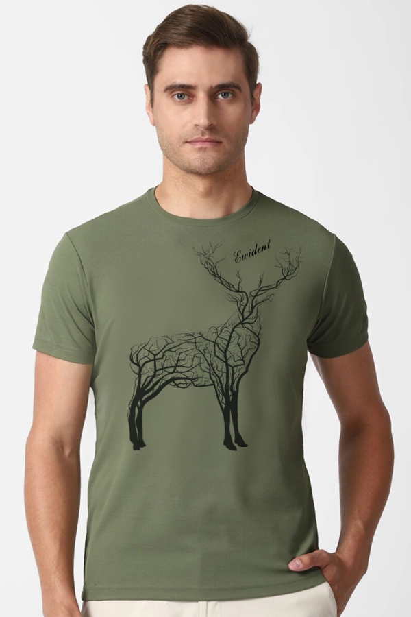 Tričko jelen Deerstrom zelená
