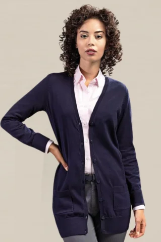 Damenstrickjacke 00698 Blau