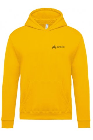 Detská žltá mikina s kapucňou 44477