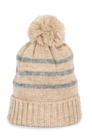 Pletena čepica 03556 unisex beige
