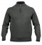 Pánsky sveter na krátky zips grafit 44970 695