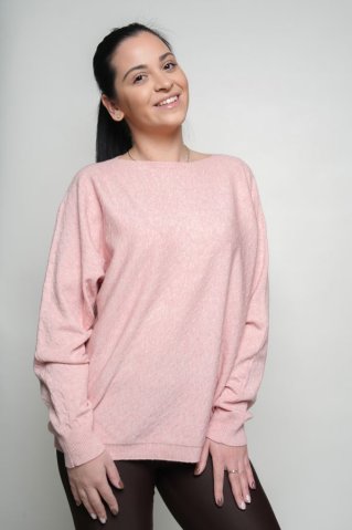 Damenpullover Daisy pink