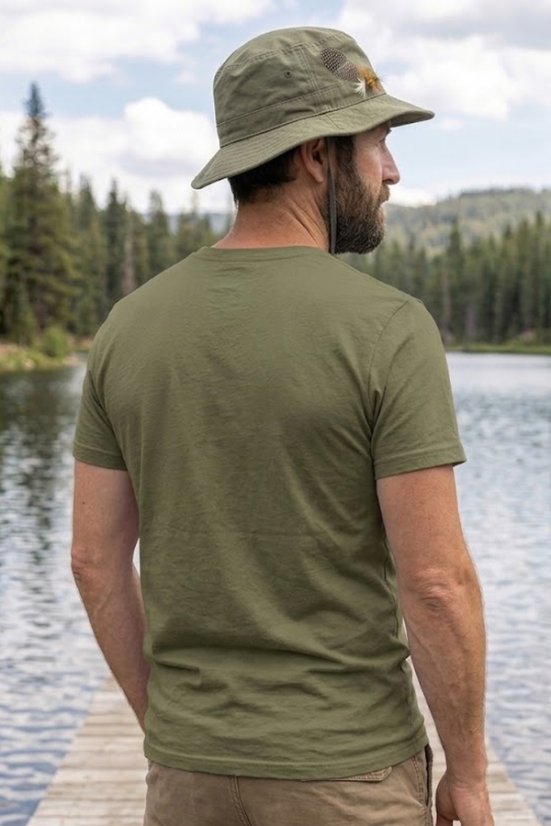 Muška majica s ribom – originalni dizajn