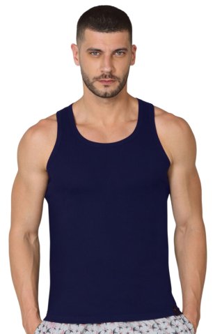 Nátelník 100 % bavlna /2 ks v balení / navy