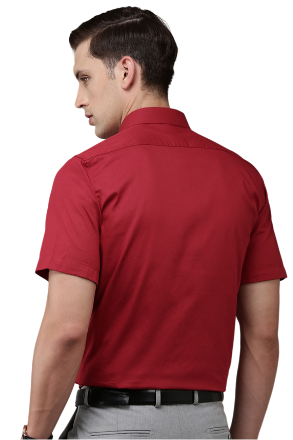 Pánská košile 44551 červená