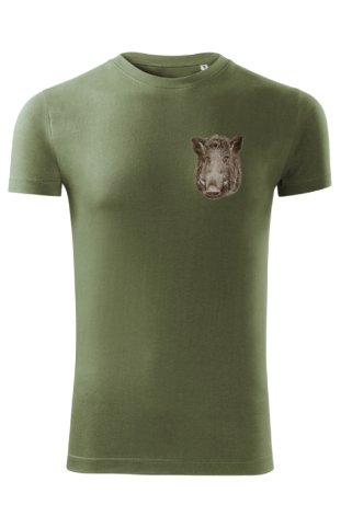 Lovačka majica – motiv vepara