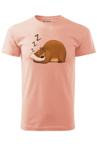 Muška pidžama MedaBear koraljna boja, S–4XL