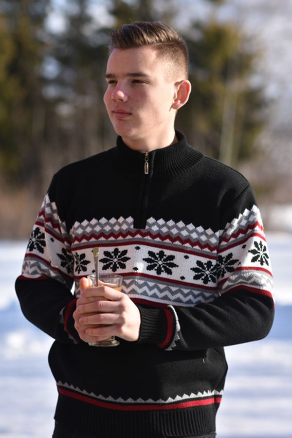 Norveški pulover s trojanskim ovratnikom Erich