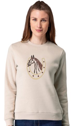 Women's Embroidered Sweatshirt Pferdemik