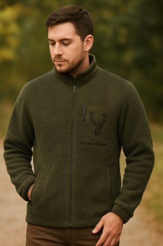 Ewident Hunting Sweater with Deer Print – Warm and Thick