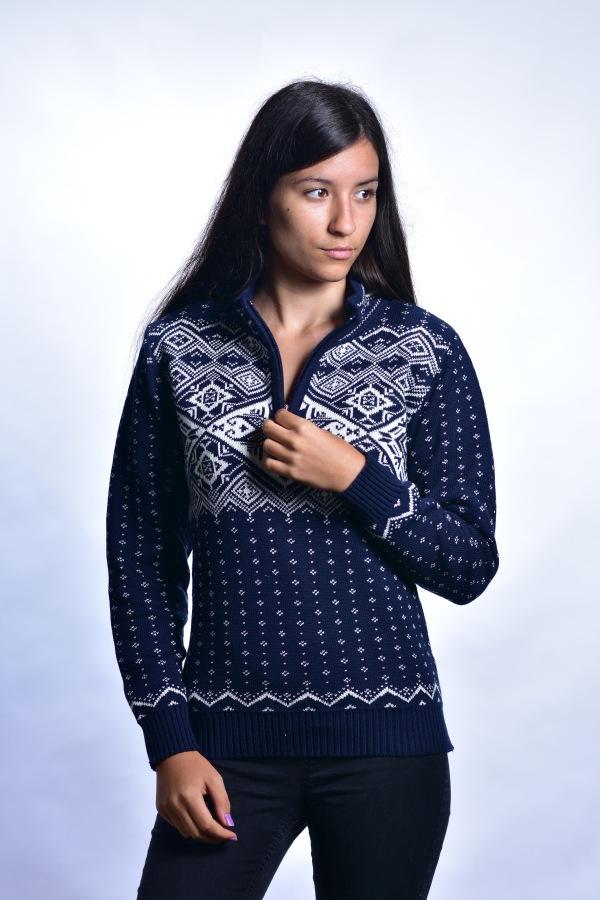 Női pulóver Kamela Z kék