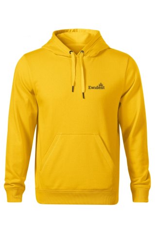 Férfi oversize kapucnis pulóver 2218500 sárga
