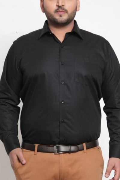 Pánska nadmerná košeľa 00200big čierna