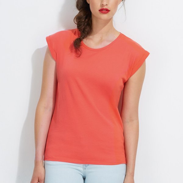 Elegantné dámske tričko 6601406 orange