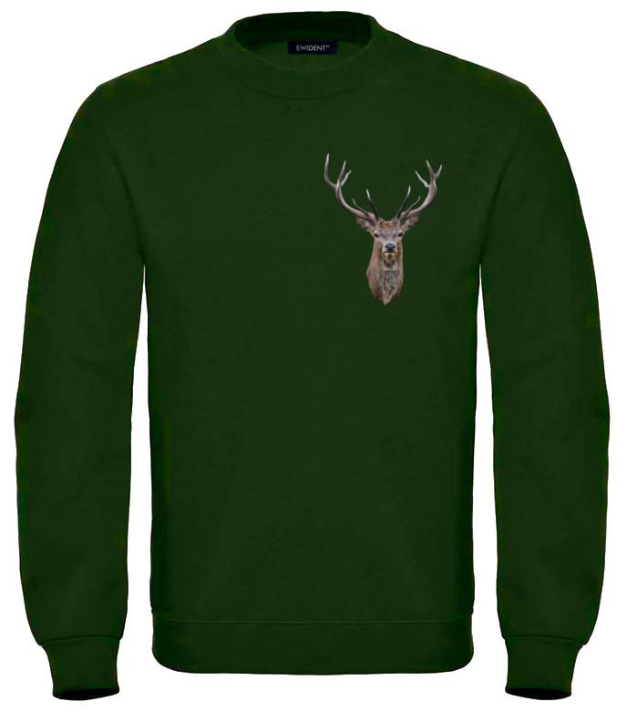 Hunter pulóver Deer4 77002 zöld