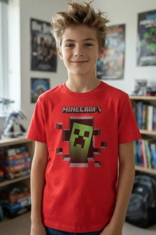 Minecraft detské tričko Minekuki