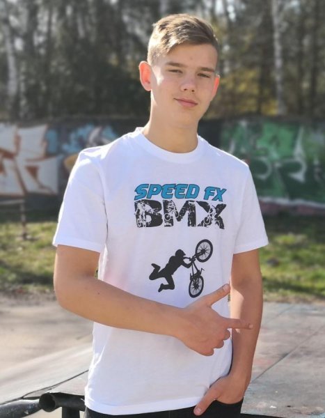 Tricou BMX KR alb
