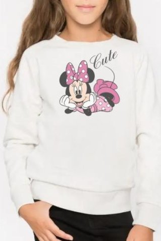 Detská mikina Minniecute 02030J biela