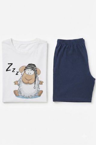 Pánske pyžamo Sheepsleep-big 3XL–6XL