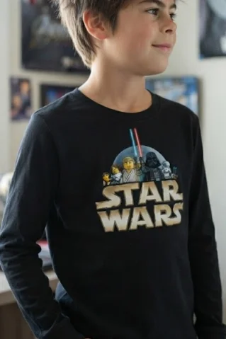 Star Wars detské tričko čierne