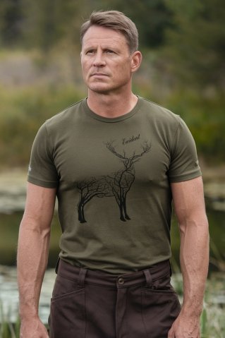 T-shirt for hunters – majestic deer Deerstrom