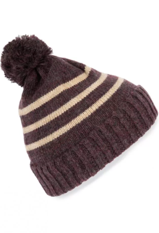 Pletena čepica 03556 unisex choko