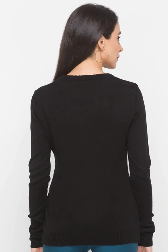 Ženski pulover 969188 crni