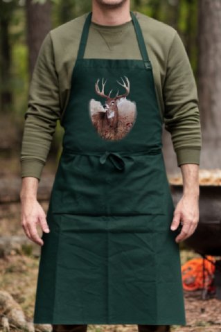 Deer2 hunting apron by Ewident