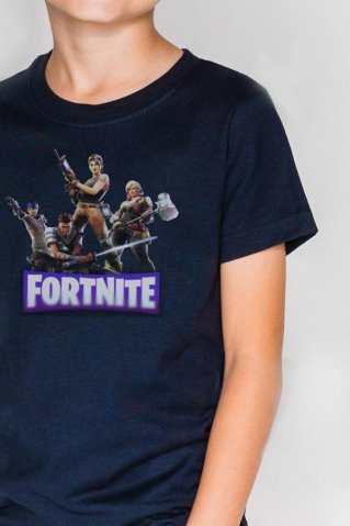 Fortnite detské tričko modré Fortnitetri