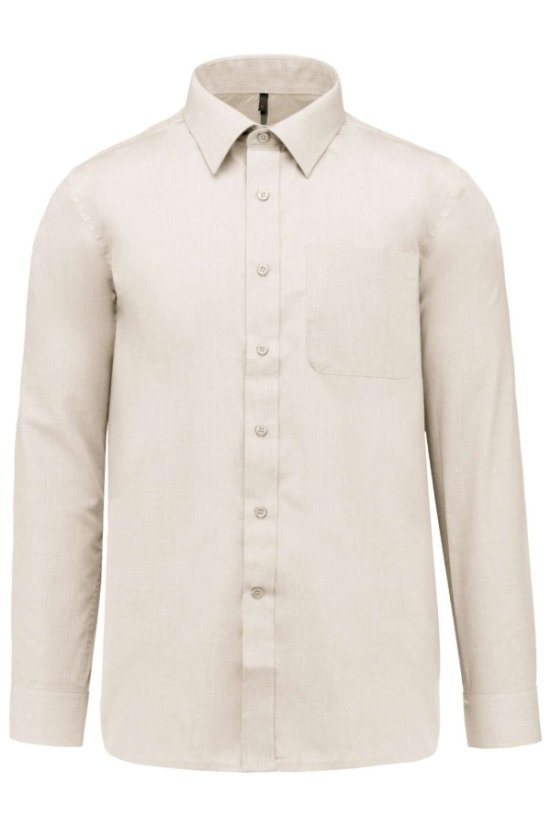 Muška bež košulja – velike veličine 3XL–6XL