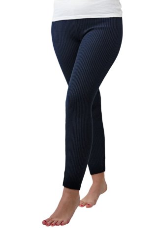 Damskie Dziane Legginsy 2 szt.  Czarne + navy