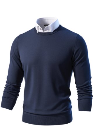Férfi pulóver navy 3XL-6XL