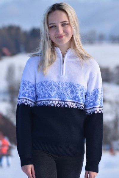 Női pulóver Ignaca Z kék