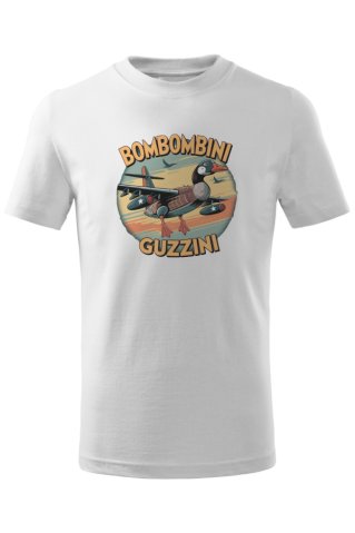 Bombardino Guzzini gyerek fehér póló