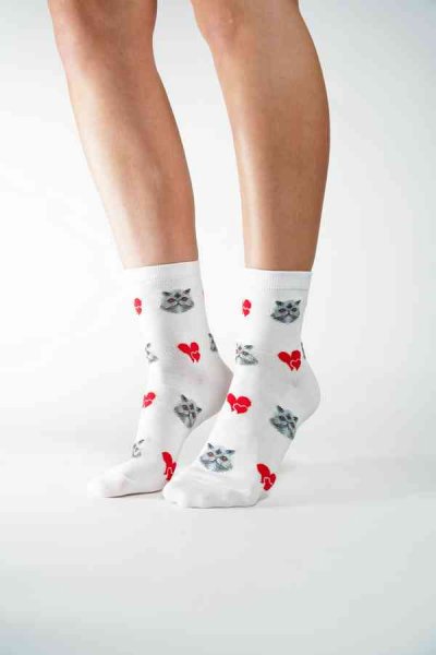 Dámské ponožky 9203 Mica bílá