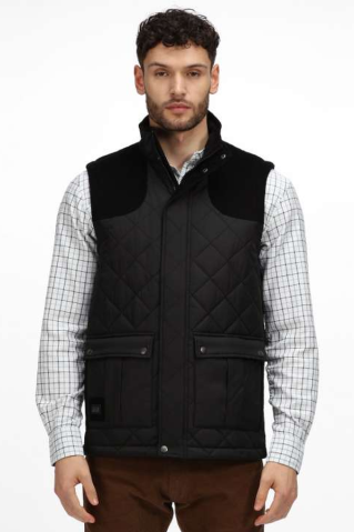 Férfi bélelt mellény  97874 fekete