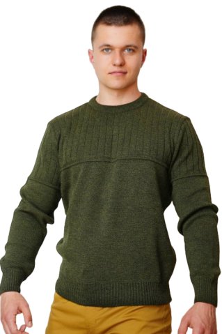 Pánsky poľovnícky sveter Lesnik z vlny Ewident