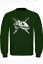 Halász pulóver Fish1 zöld mintával